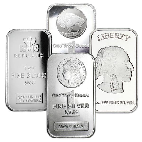 1 oz silver online bars for sale