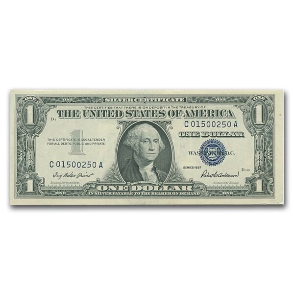1957s $1.00 Silver Certificate VG/VF