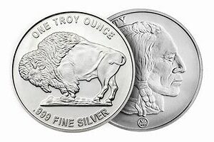 (Tubes of 20) Buy & Sell 1 oz Silver Round .999 Buffalo Coins