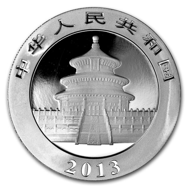 2013 - Chinese Pandas 1oz .999 Silver 10Yn Coin PCGS MS69 - Image 2