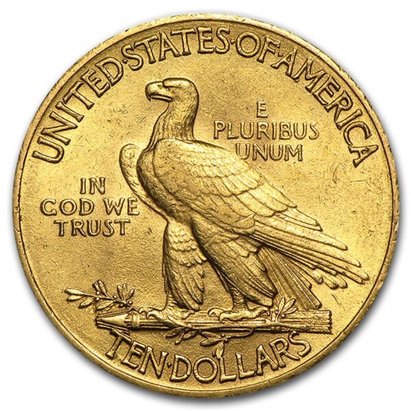 $10 Indian Head Gold Eagle Coin AU - Image 2