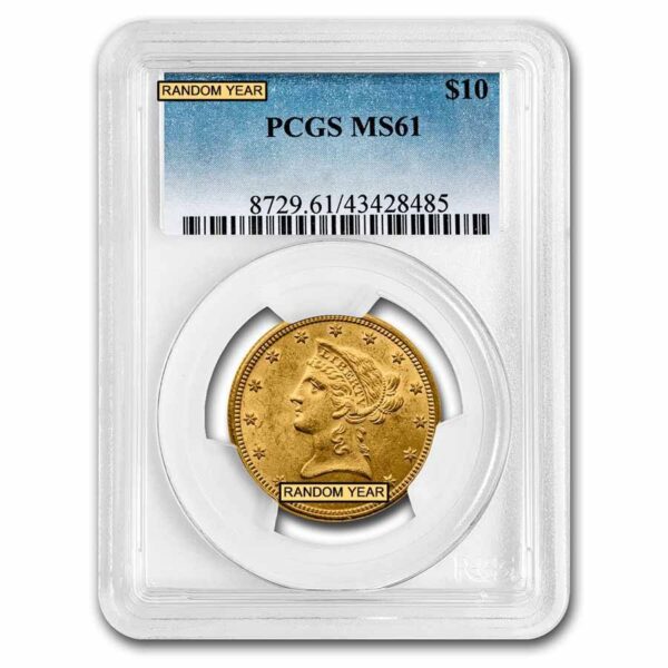 $10 Liberty Gold Eagle MS-61 PCGS