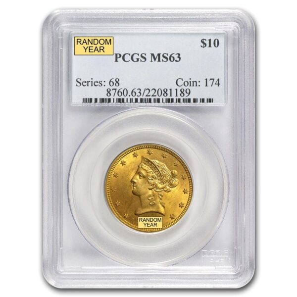 $10 Liberty Gold Eagle MS-63 PCGS