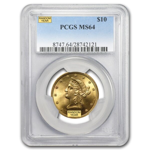 $10 Liberty Gold Eagle MS-64 PCGS