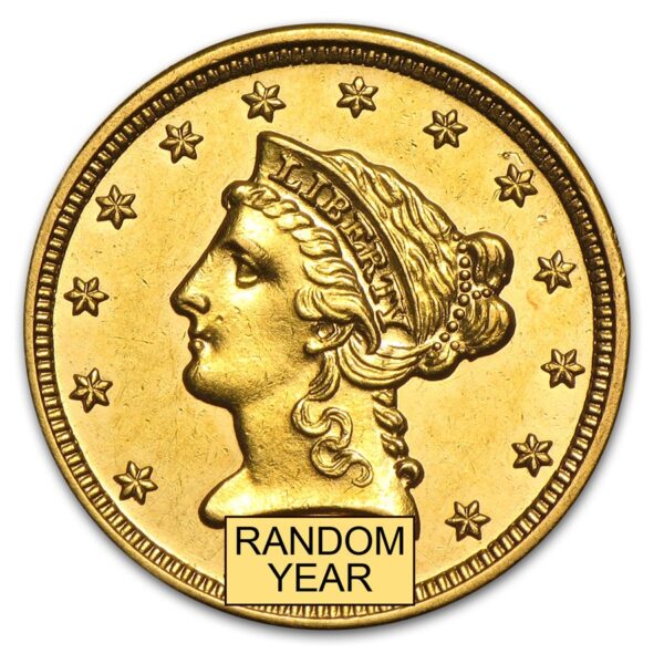 $2.50 Liberty Gold Quarter Eagle AU
