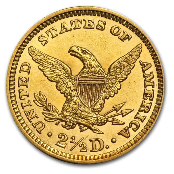 $2.50 Liberty Gold Quarter Eagle AU - Image 2