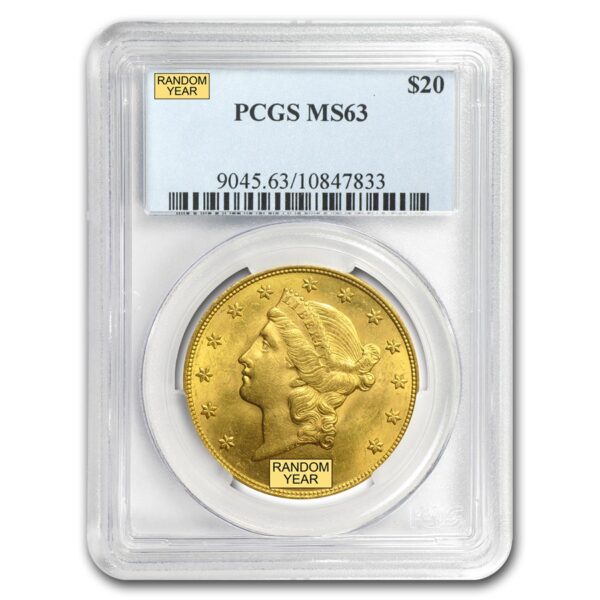 $20 Liberty Gold Double Eagle MS-63 PCGS