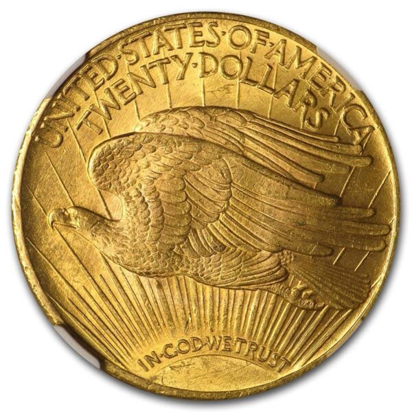 $20 Saint-Gaudens Gold Double Eagle MS-64 PCGS - Image 3