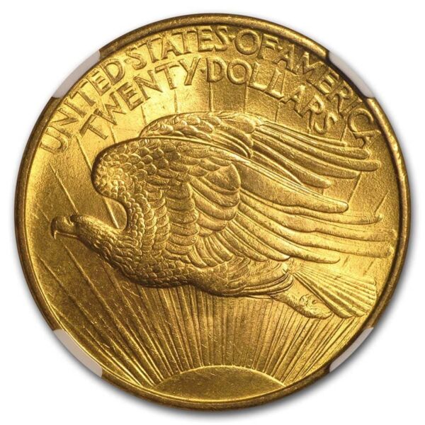 $20 Saint-Gaudens Gold Double Eagle MS-64 NGC - Image 3