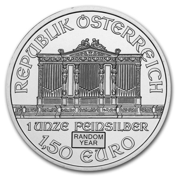 Tube of 25 BU Coins- Buy & Sell One Ounce Silver Austrian Philharmonic - Image 2