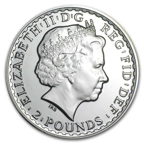 Mint Tube Of 25 Great Britain 1 oz Silver Britannia BU - Image 2