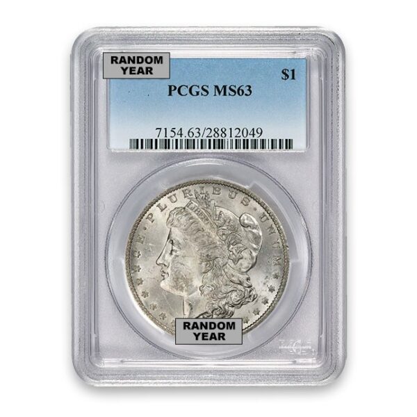 Morgan Silver Dollar MS 63 PCGS