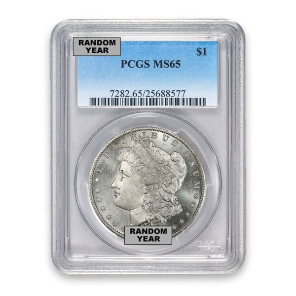 Morgan Silver Dollar MS 65 PCGS