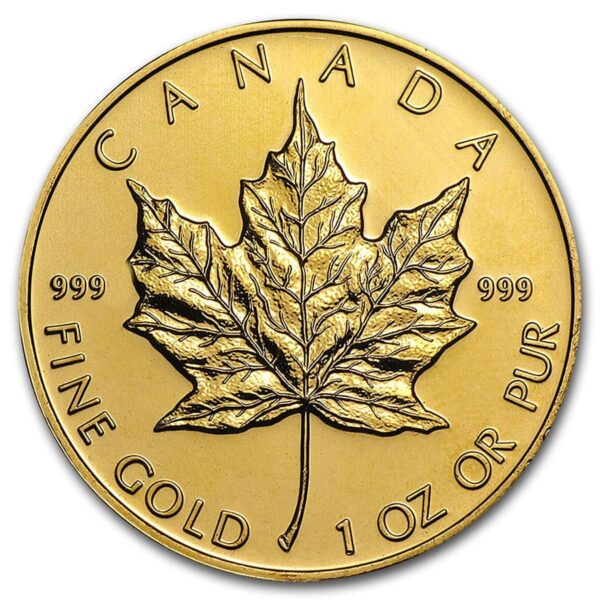 Buy & Sell 1 Oz Canadian Maple Leaf Gold Coins .999