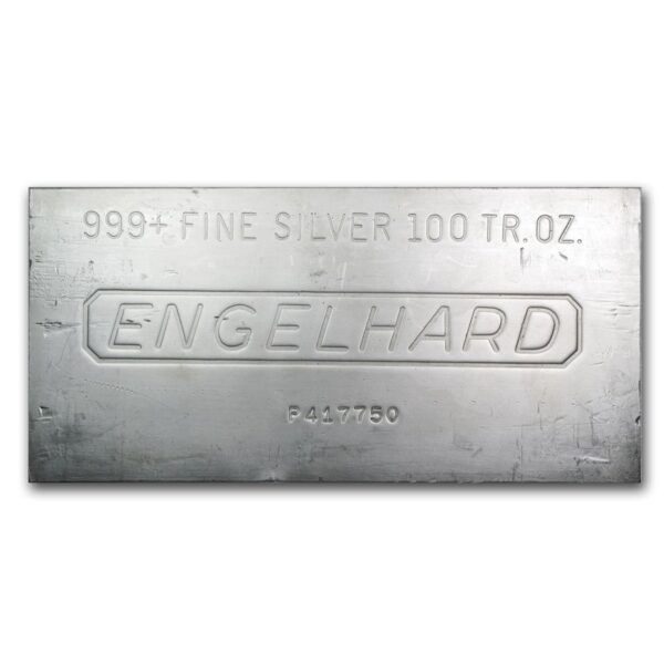 Buy & Sell 100 oz Engelhard Silver Bar In Denver
